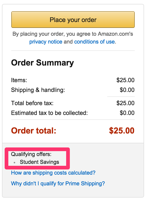 Ends Tonight Amazon Student Free 5 Credit W 25 Amazon Gift Card More Student Day Deals Jungle Deals Blog