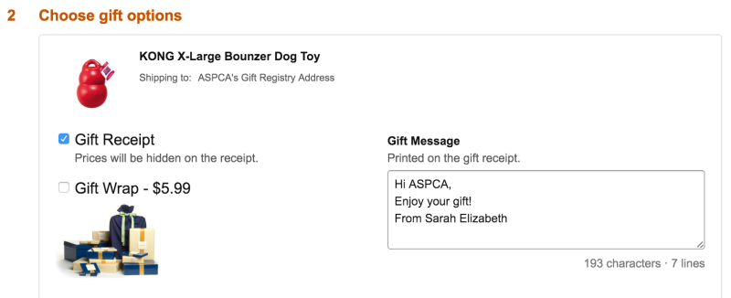 Help out the ASPCA via Amazon
