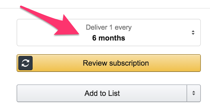 Every 6 Months I Cancel all my Subscribe & Save Orders
