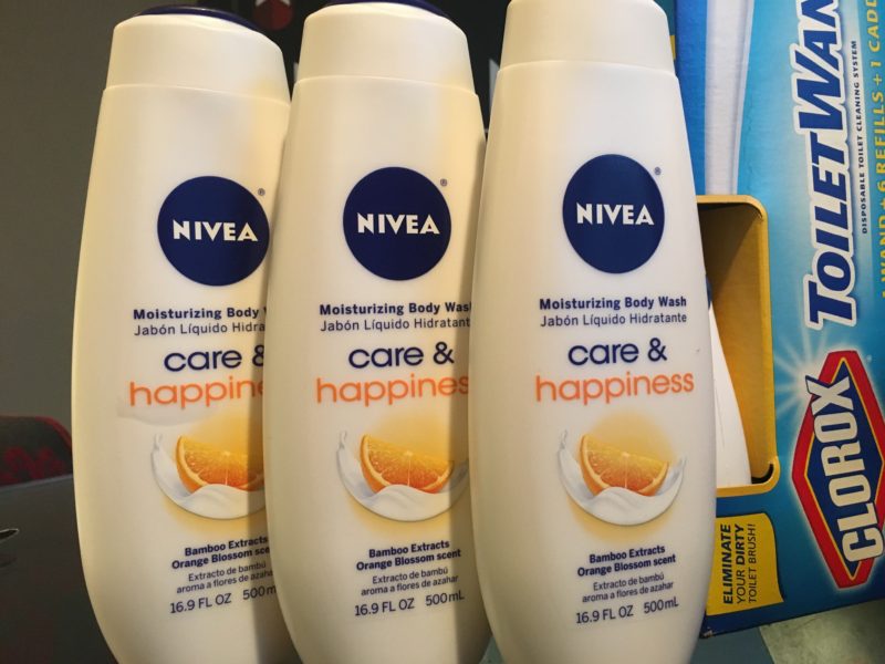 NIVEA Care and Happiness Moisturizing Body Wash 16.9 Fluid Ounce (Pack of 3)