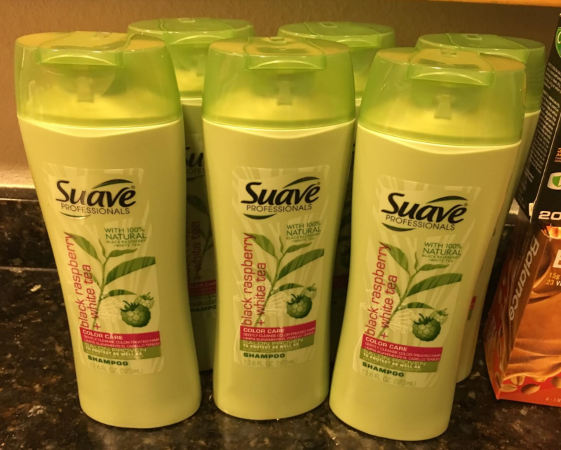 Suave Professionals Shampoo, Black Raspberry + White Tea 12.6 oz (Pack of 6)