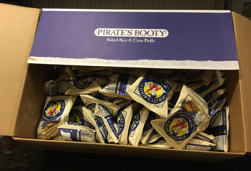 Pirate's Booty Aged White Cheddar, 0.5 Ounce (Pack of 60)