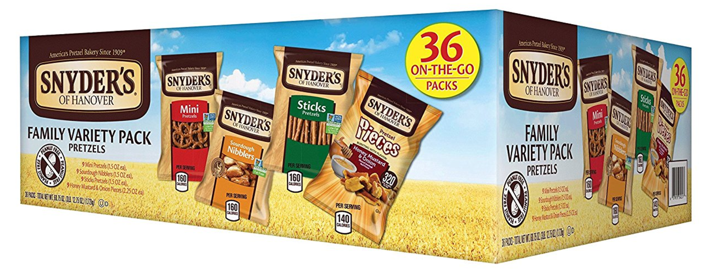 Snyder's of Hanover Pretzel Variety Pack, 36 Count as low as $7.13 shipped!