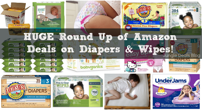 HUGE Round Up of Diapers & Wipes -- Updated January 2nd, 2017!