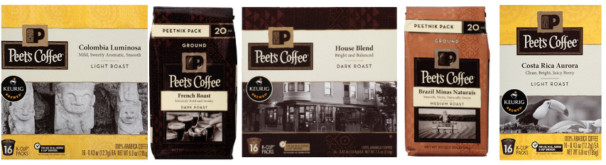 NEW Coupon = Up to 45% Off Peet's Coffee Bags & K-Cups!