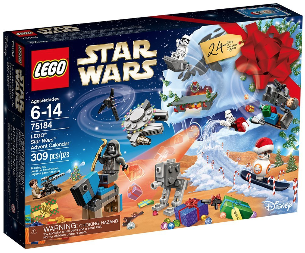 Rare Discount on LEGO Star Wars Advent Calendar 75184 Building Kit (309 Piece) -- $34.76 (reg. $39.99), BEST Price!