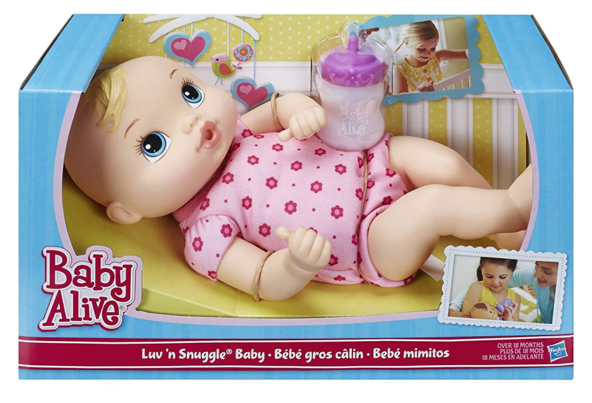 Baby Alive Luv 'n Snuggle Baby Doll Blond -- $8.99 (reg. $39.99), BEST price!