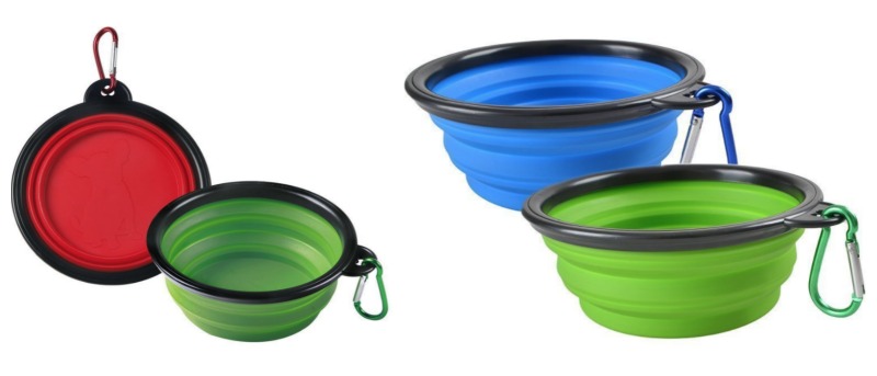 *Price Mistake?!* Lots of Collapsible Travel Dog Bowls On Sale Under $2 Shipped!