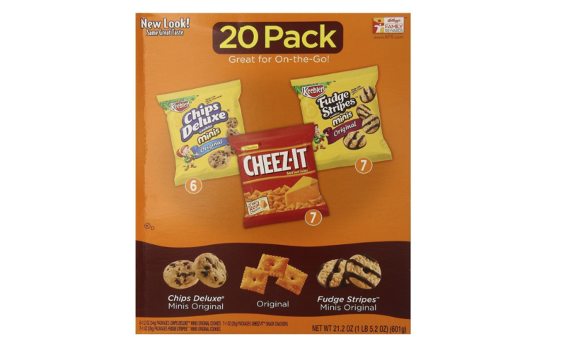 Keebler Cookie and Cheez-It Variety Pack (20-Count) as low as $3.70 (reg. $6.99), BEST Price!