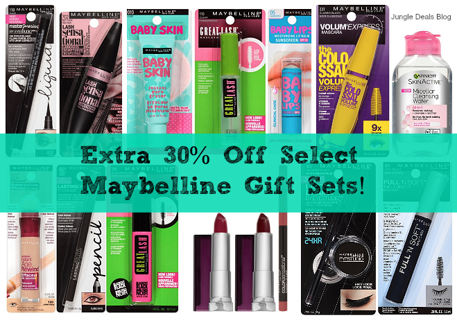 Take an Extra 30% Off Select Maybelline Gift Sets = Awesome Last Minute Gifts!