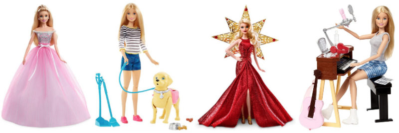 Buy One Get One 50% off all Barbie dolls, play sets and accessories