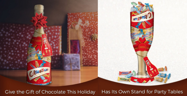 *HOT* CELEBRATIONS Chocolate Variety Mix Candy Bars in a 21-Ounce Champagne Bottle ONLY $7.12, Great Host Gift!