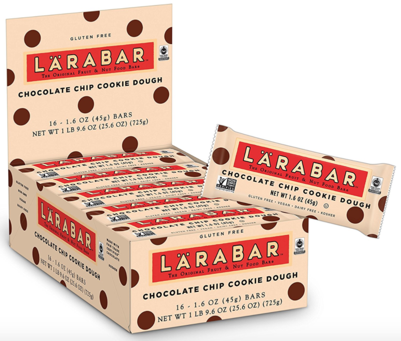 Alexa Owners: Larabar Gluten Free Bar, Chocolate Chip Cookie Dough, 1.6 oz Bars (16 Count) ONLY $7.66 (reg. $16.00)