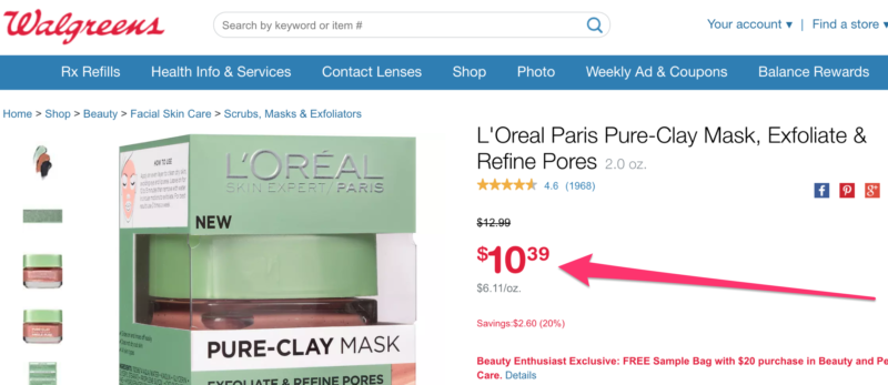 L'Oréal Paris Pure Clay Mask Exfoliate And Refine Pores, 3 Count as low as $12.75 shipped!