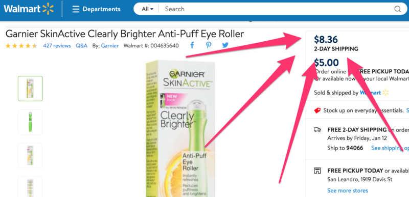 Garnier SkinActive Clearly Brighter Anti-Puff Eye Roller as low as $3.50 (reg. $12.99), Lowest Price!