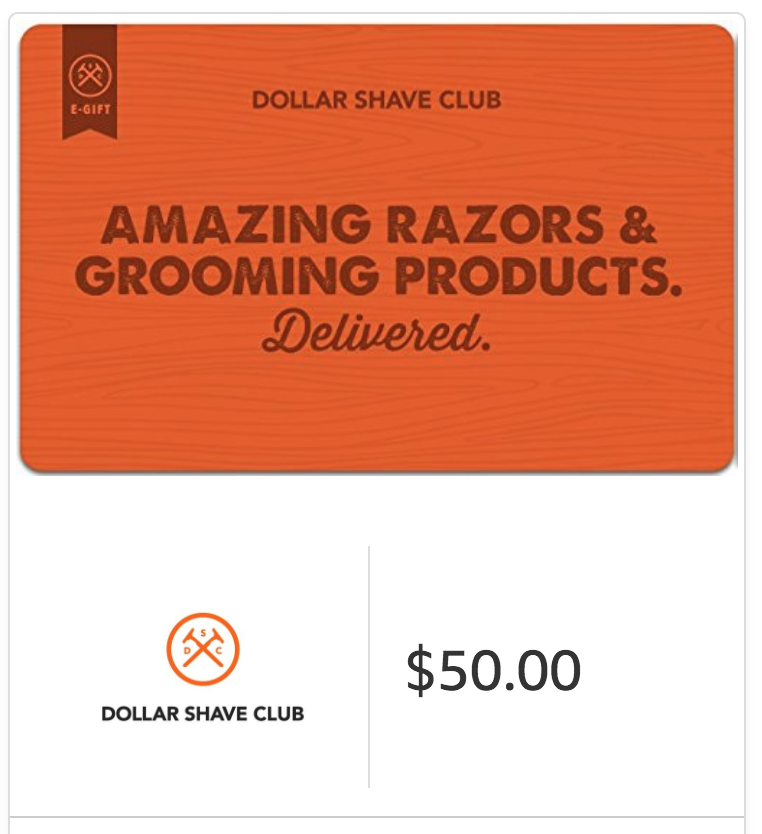 50 Dollar Shave Club Gift Card E Mail Delivery Only 40