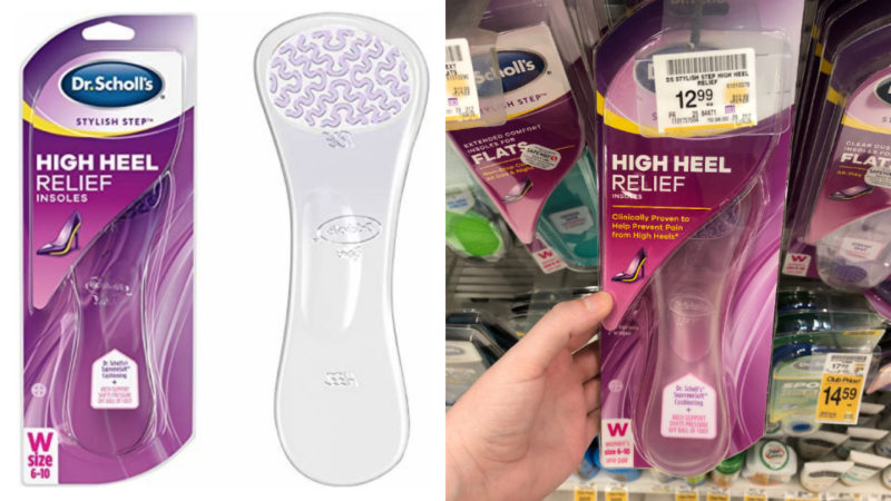 *HOT* Dr. Scholl's HIGH HEEL RELIEF Insoles (Women's 6-10), Proven to Prevent Foot Pain as low as $3.75 (reg. $12.99)